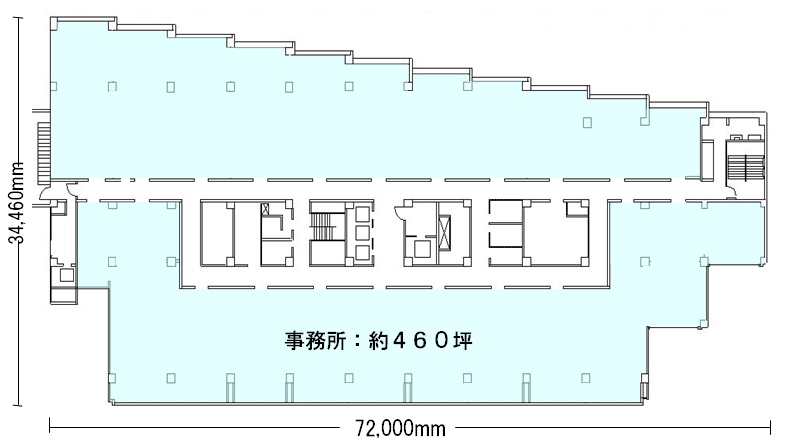 サンセルコ　基準階平面図